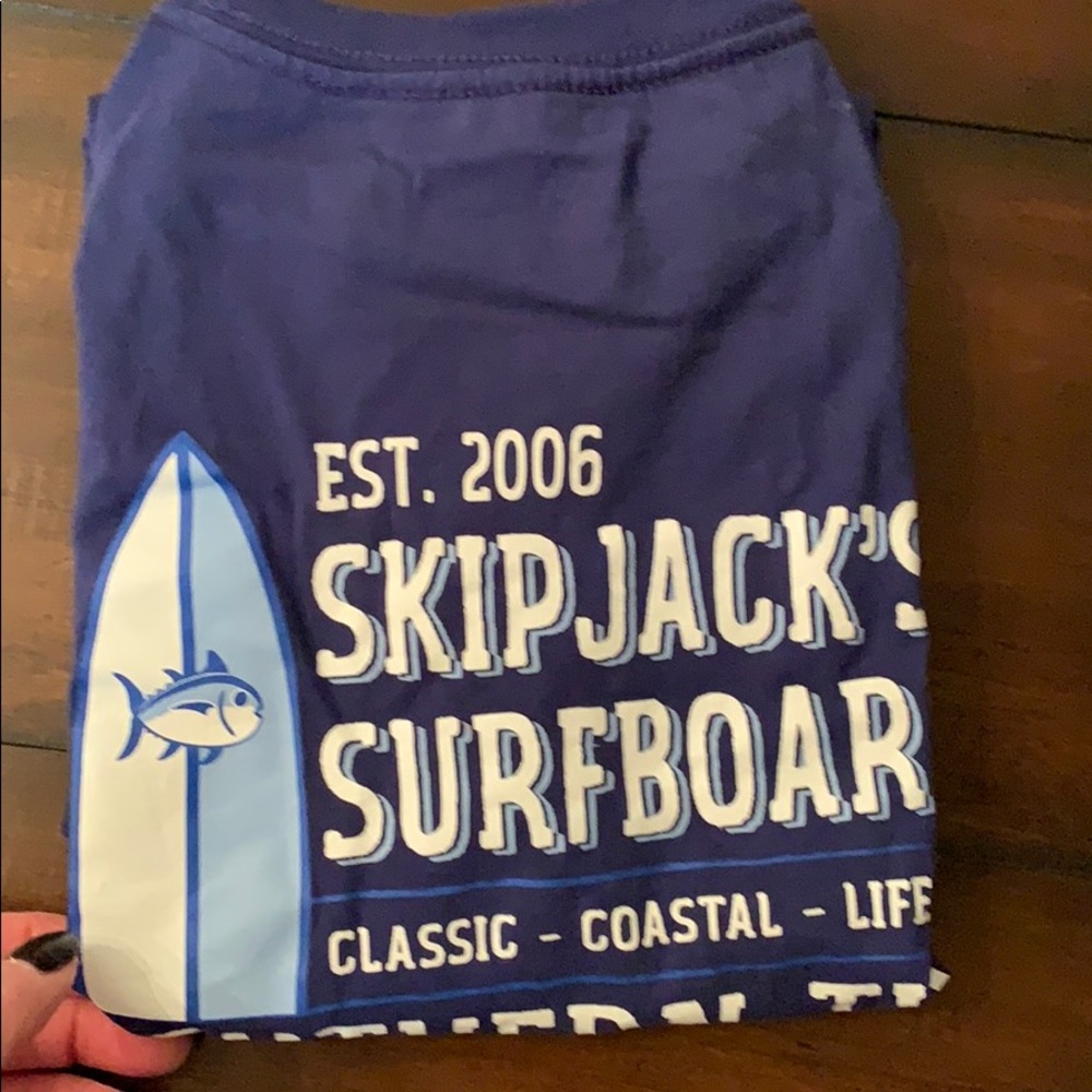 Boys T-shirt color navy southern tide large 12-14